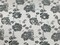 1 Yard Charcoal & Silver Floral Satin Jacquard Brocade Fabric for Jackets Dresses Decor 60 Inch Width